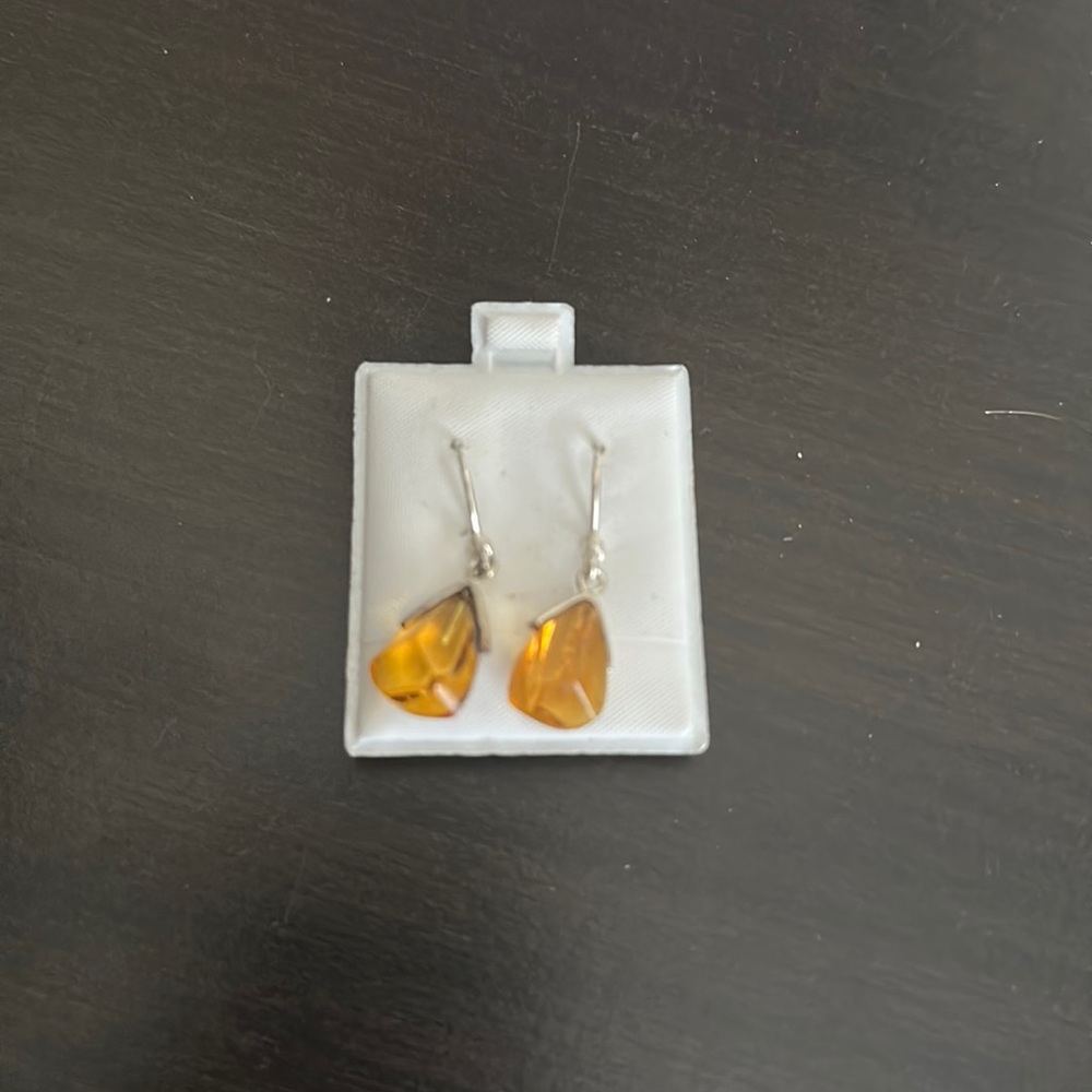 Amber Earrings